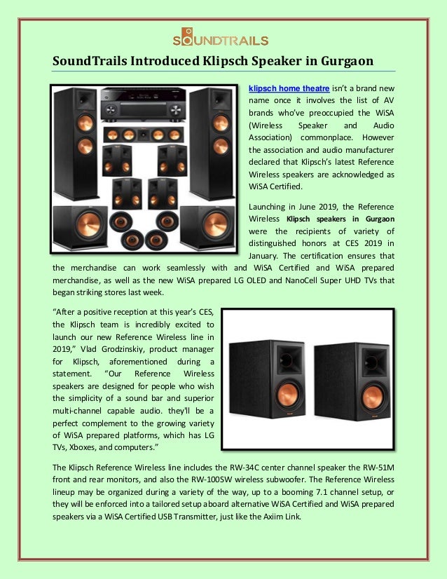 wisa speakers klipsch