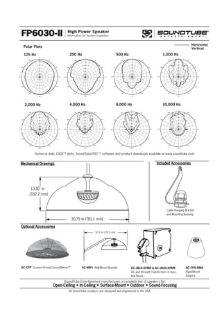 SoundTube - Sound focusing speaker FP6030-II