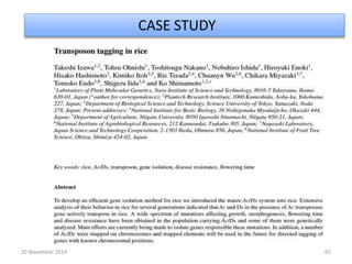 CASE STUDY 
20 November 2014 65 
 