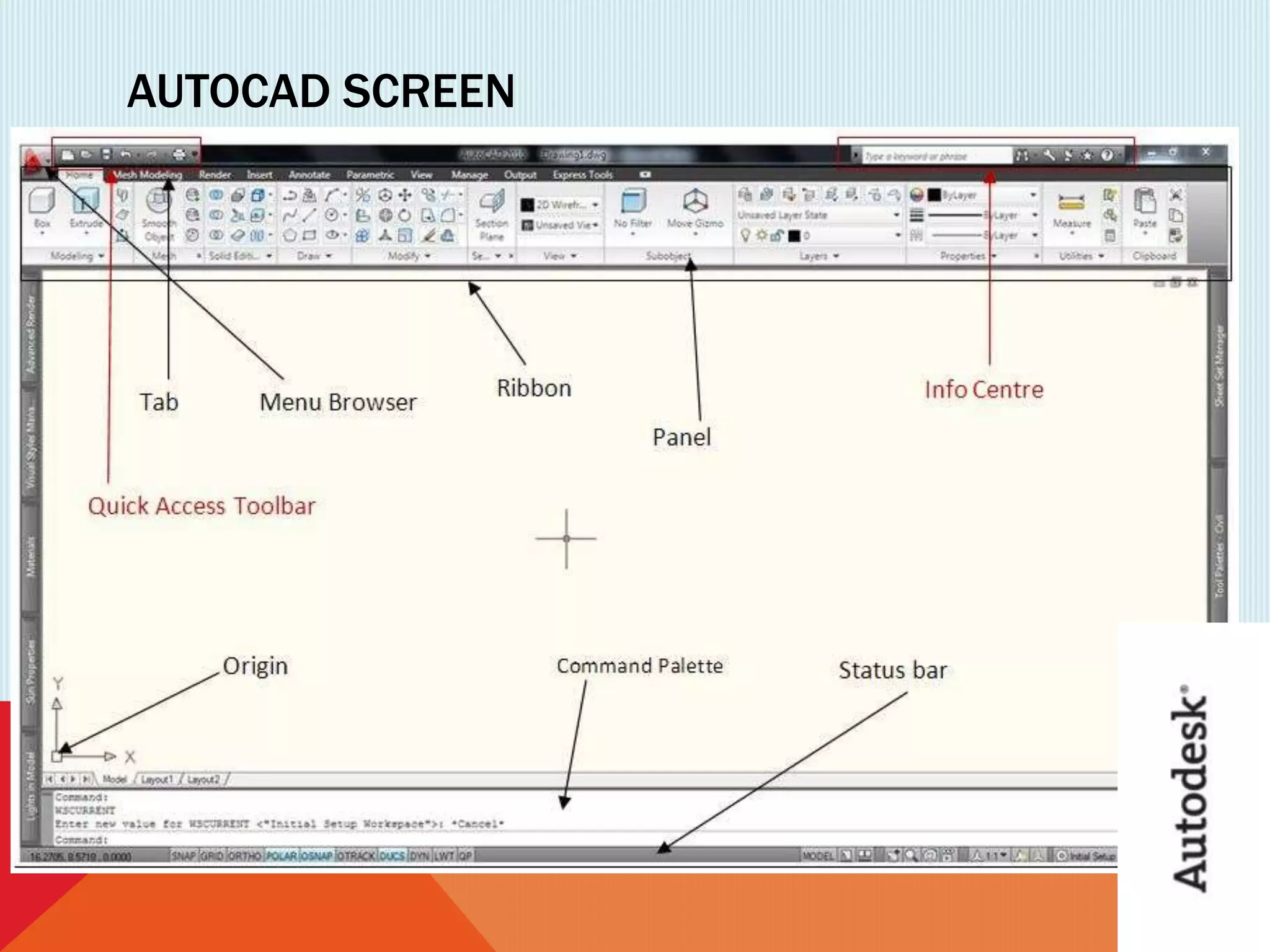 AUTOCAD SCREEN
 