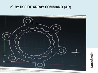  BY USE OF ARRAY COMMAND (AR)
 
