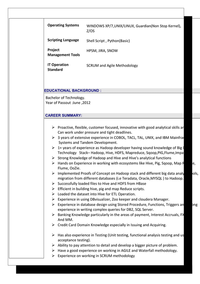 Sourav banerjee resume | PDF