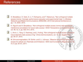 Non Orthogonal Multiple Acess with SIC | PDF