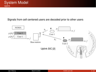 Non Orthogonal Multiple Acess with SIC | PDF