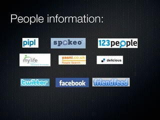 People information:
 