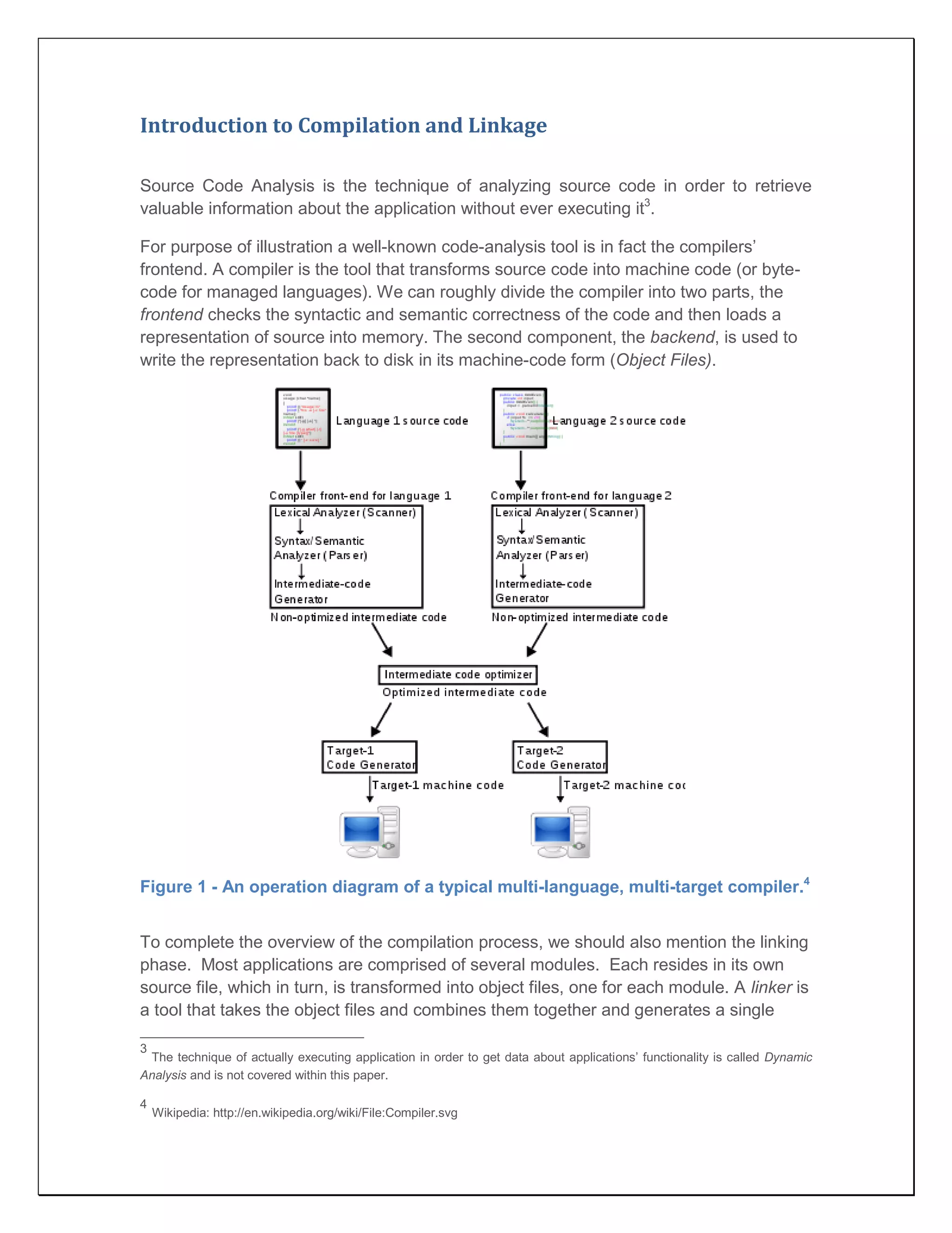 Source Code vs. Binary Code Analysis | PDF