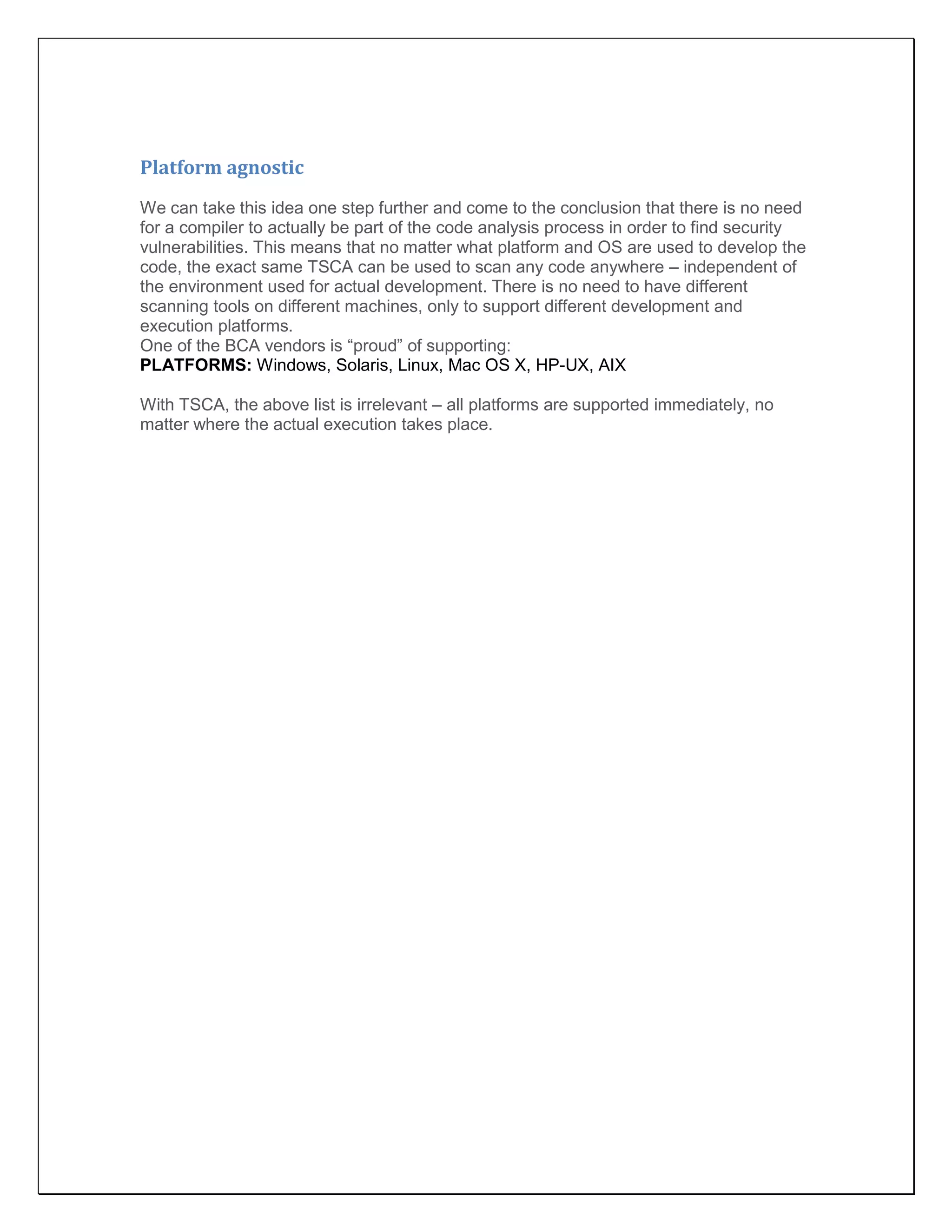 Source Code vs. Binary Code Analysis | PDF