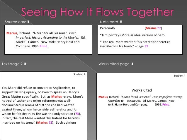 Source Cards Note Cards