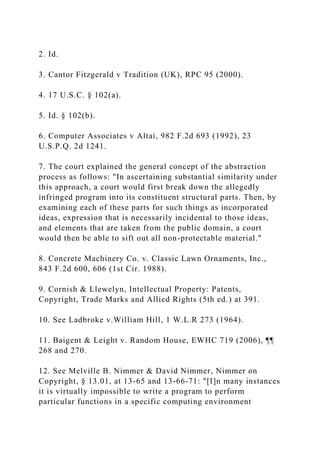 Source Code, Object Code, and The Da Vinci Code The Debate on Int.docx