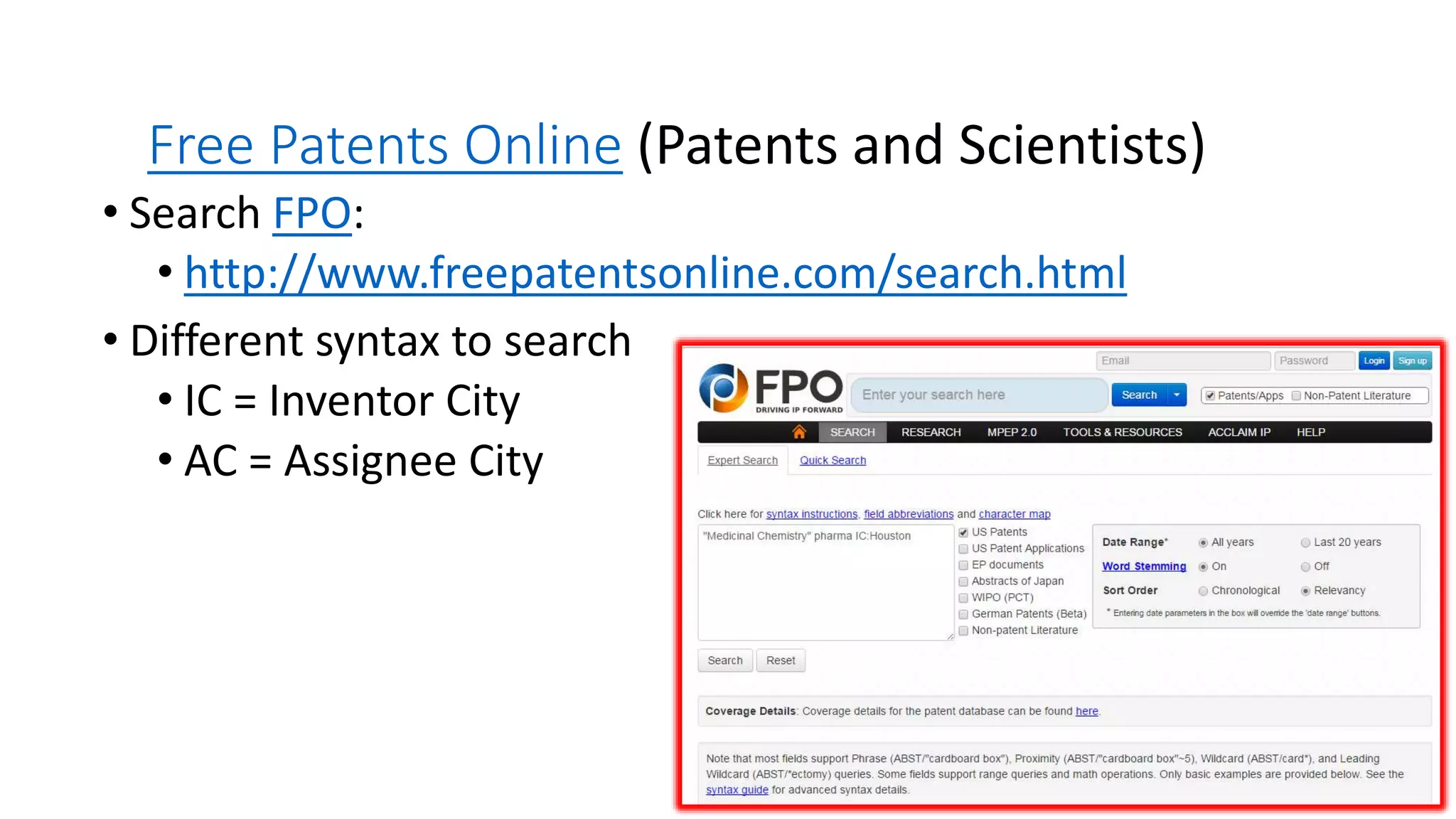 Alternative FaceBook Search
• Search is Back: Log into
Facebook
• Select Search for “All People”
(via drop down menu)
• Enter Job Title or other info
• Click “Find People!”
• Web Based (not an Extension)
 