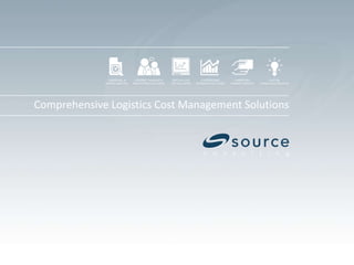Comprehensive Logistics Cost Management Solutions
 