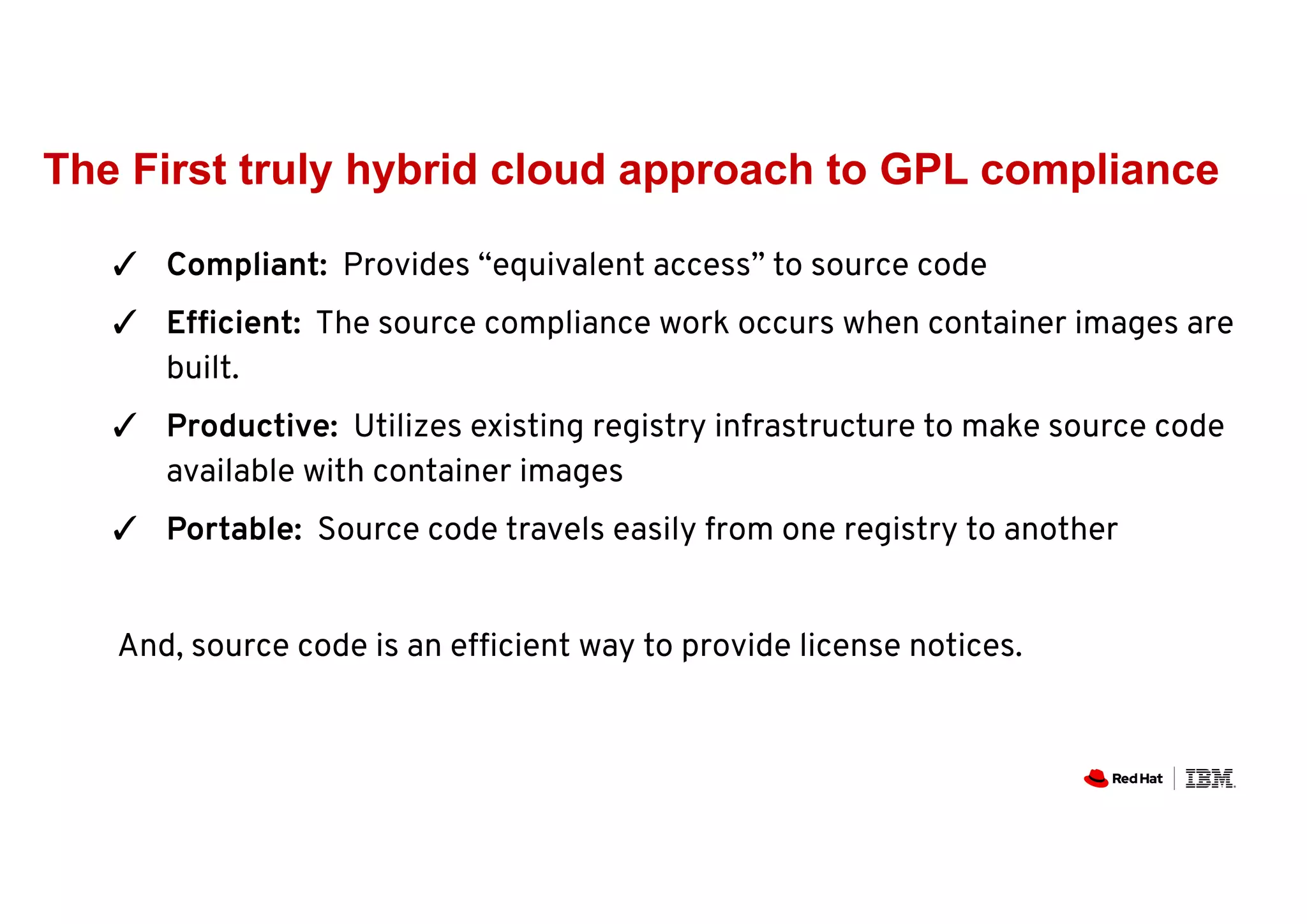 OpenChain Webinar #5: Making Compliance Scalable in a Container World