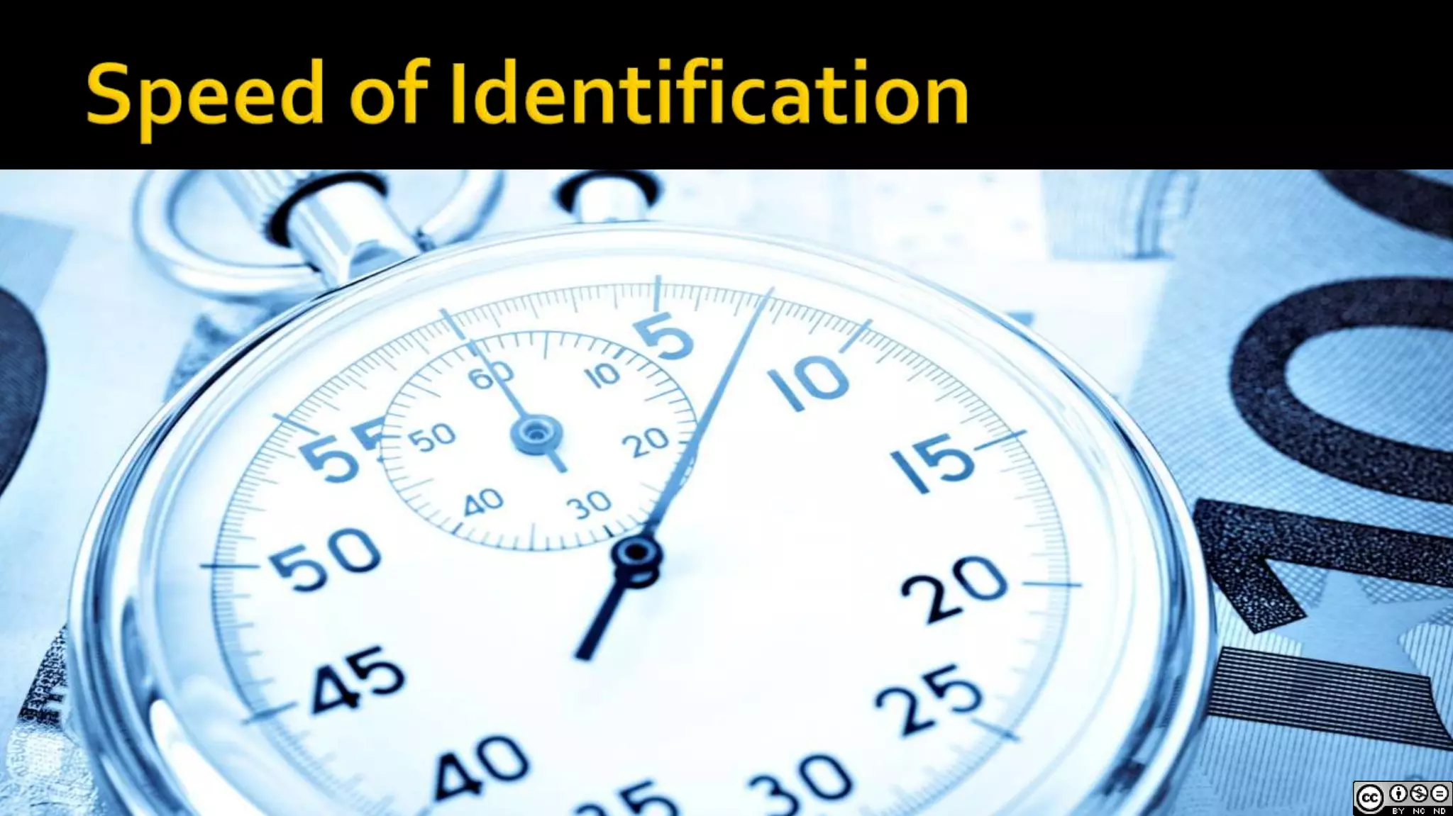 Speed of Identification