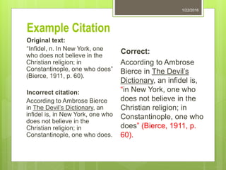 Source credibility and citation | PPTX