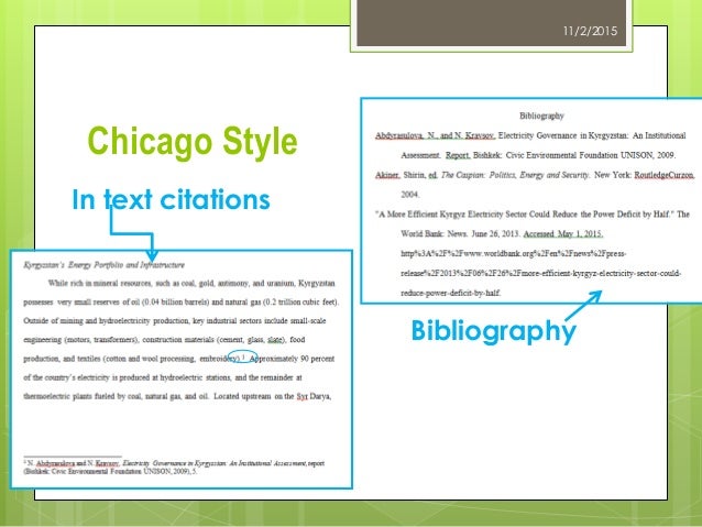 Chicago manual style term paper