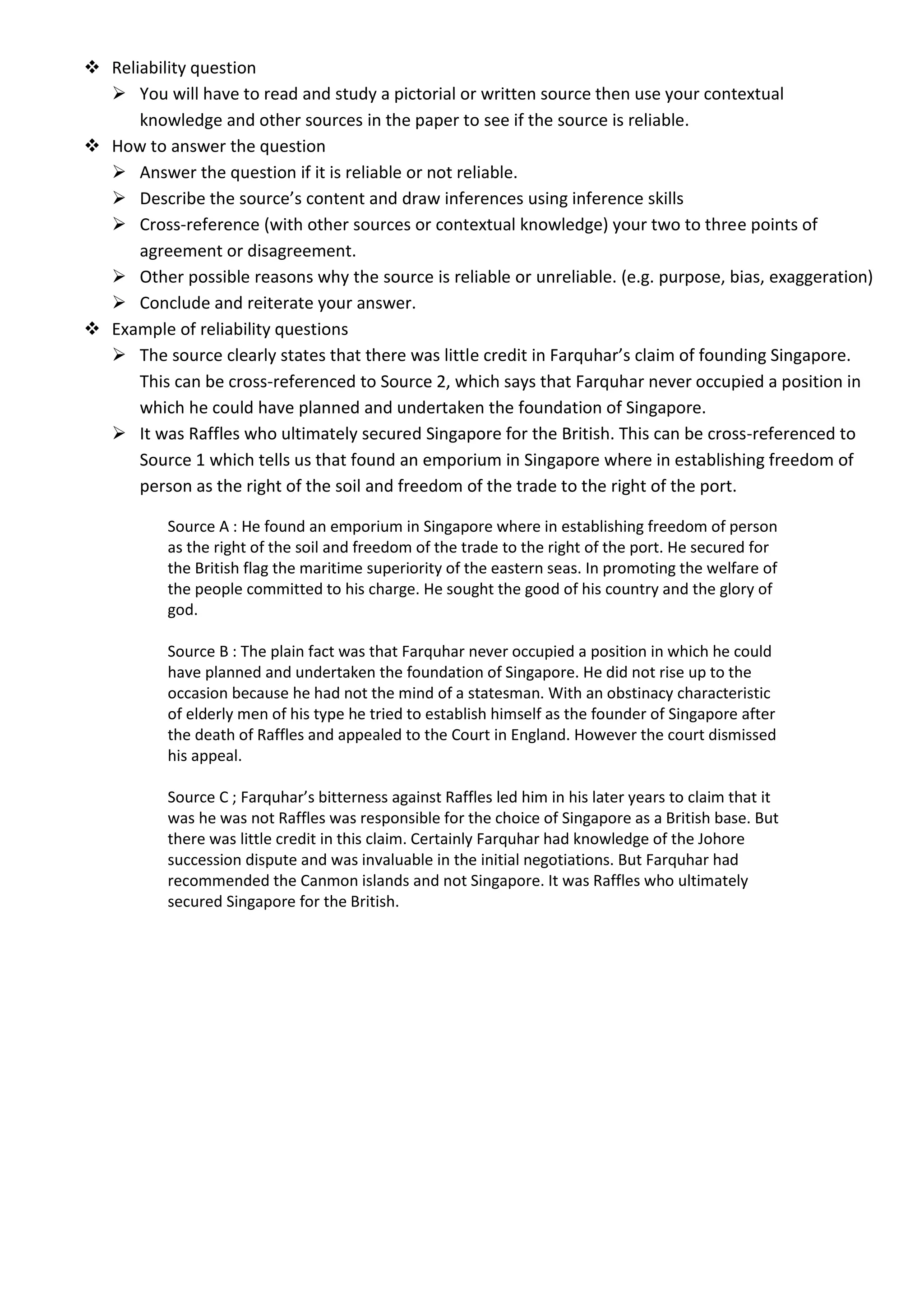 History Sourced based questions | DOCX