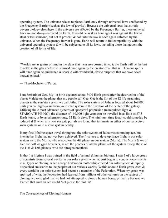 Frequency Barrier 101 The Archonic Prison Environment of Earth PDF