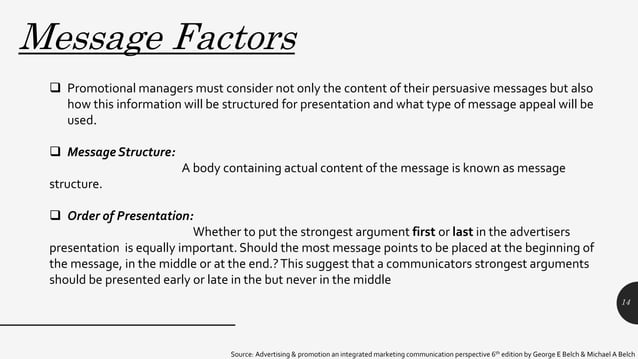 Source Message Factors Pptx