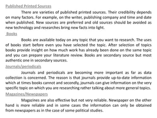 Source of data in research | PPT