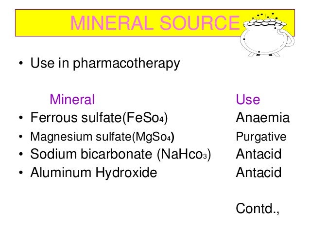 Source Of Drugs - 