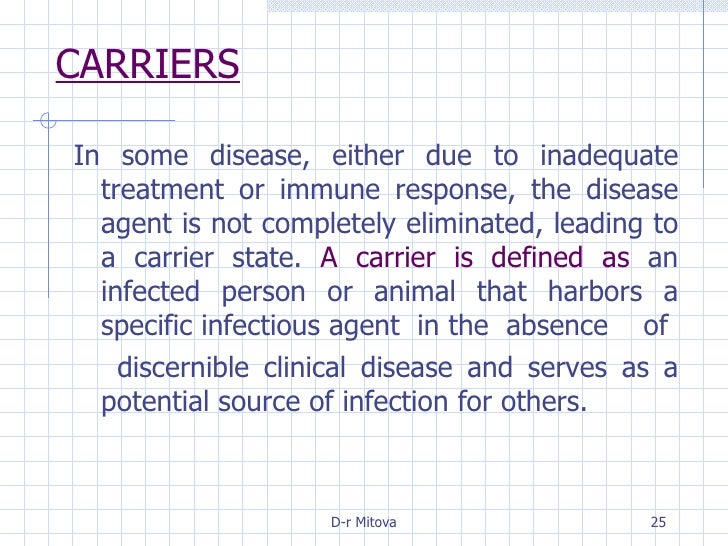 Source of infection