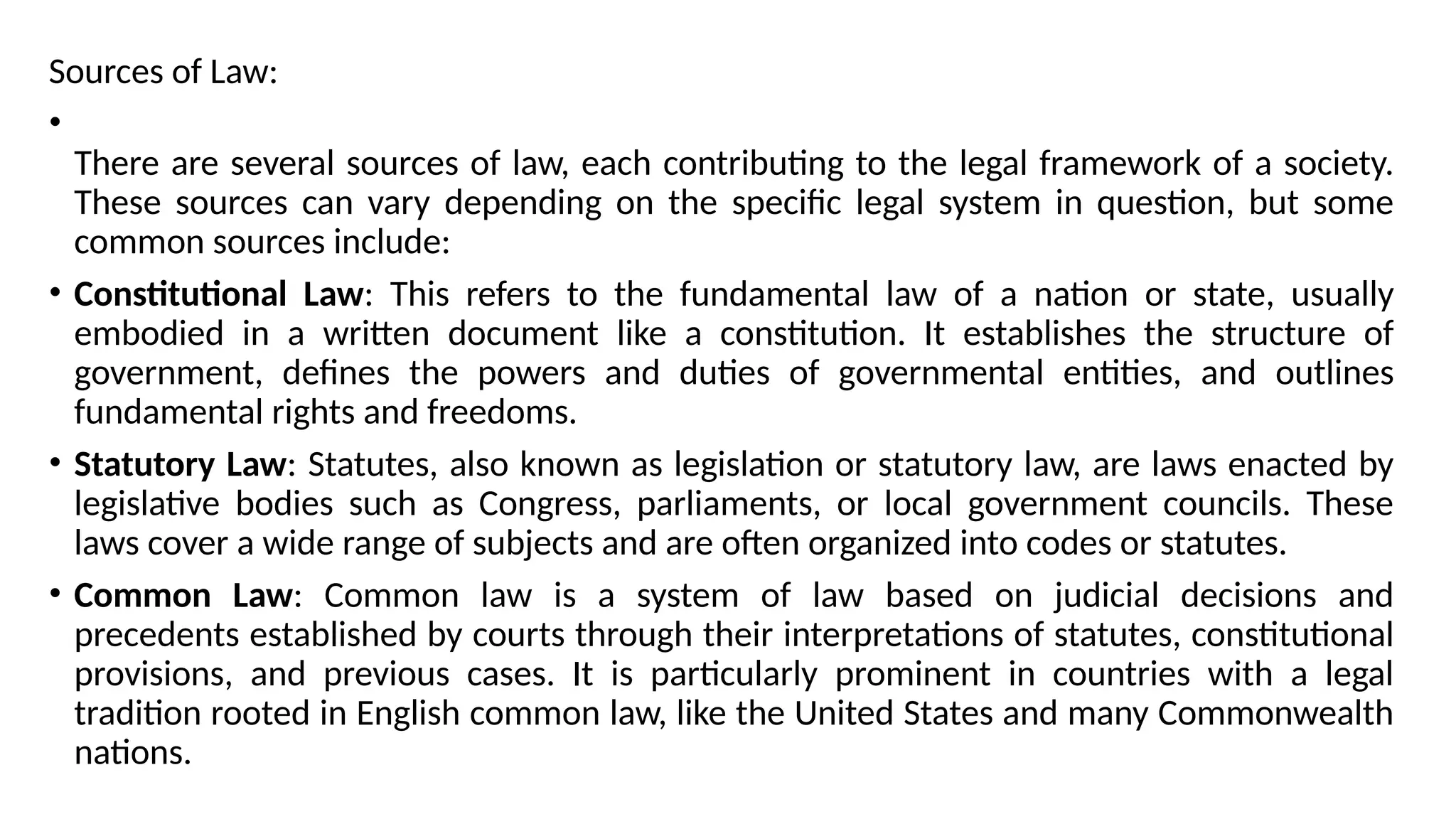 Photo inspiration: State Specific Common Law Llc Laws Reference: Sourcesoflawandcontractactandfoundationsofindianconstitution Pptx