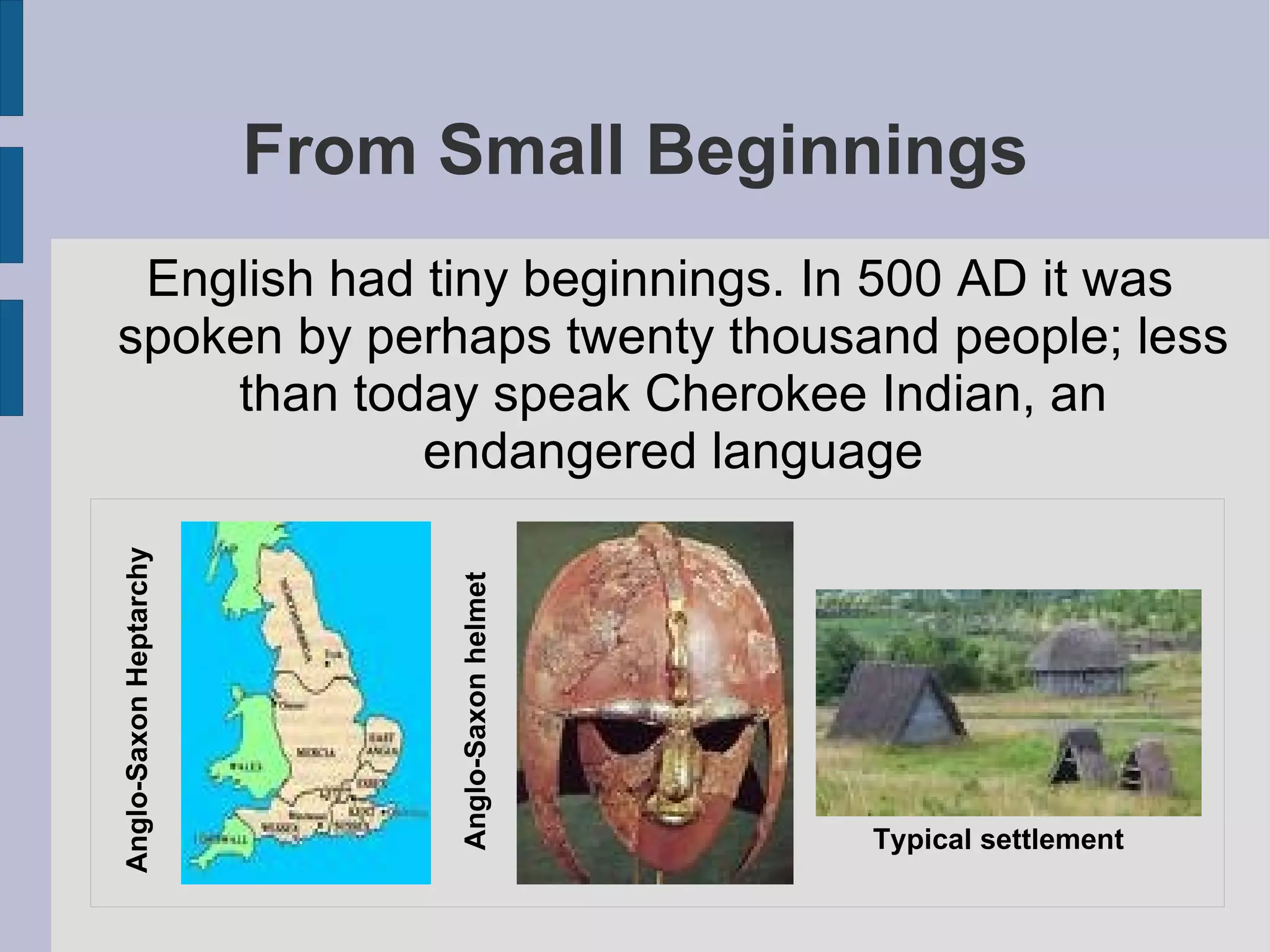 Sources of English Vocabulary | ODP