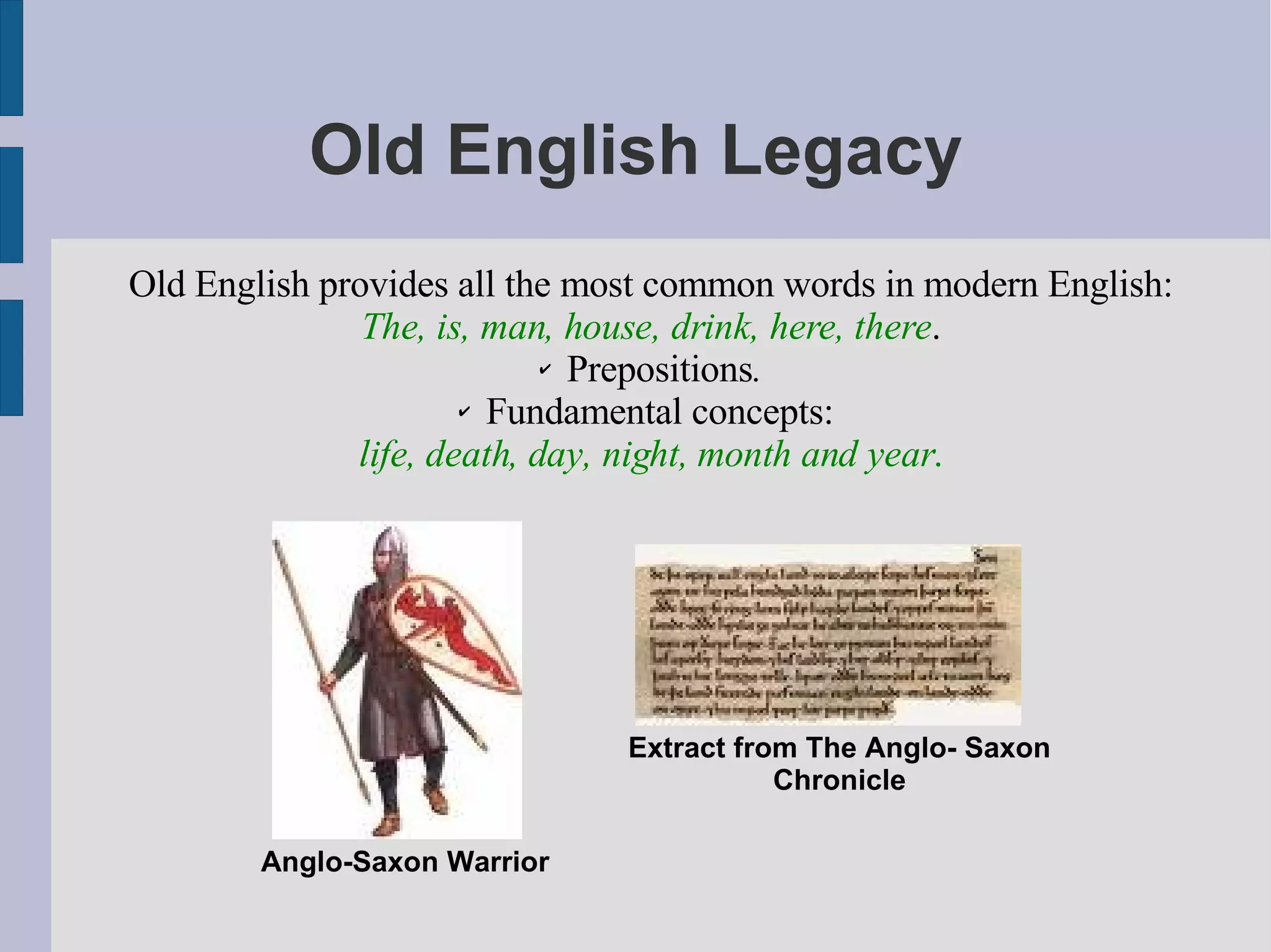 Sources of English Vocabulary | ODP