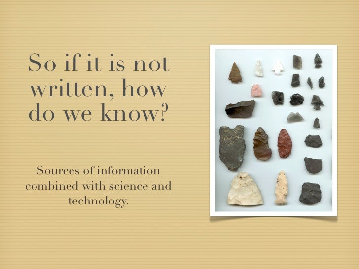 Sources And Artifacts Intro