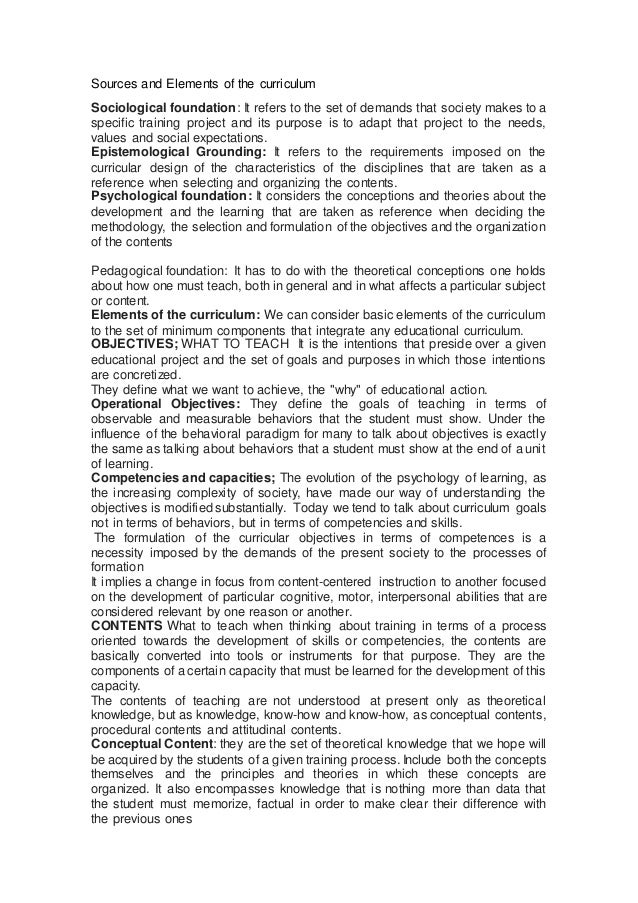 Sources And Elements Of The Curriculum sources-and-elements-of-the-curriculum