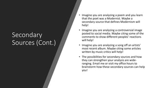 Sources for rhetorical analysis | PDF