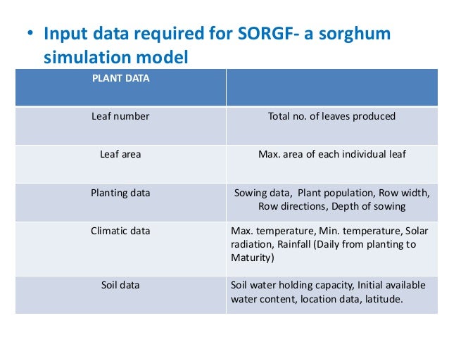 Source sink relationship and different growth models