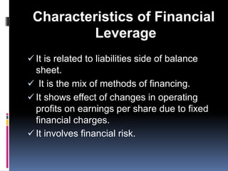 Sources of capital on the basis of ownership & Cost Of Borrowed Capital & Leverages
