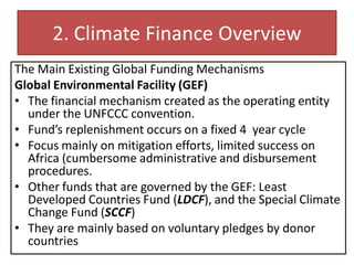 Sources of Climate Finance | PDF