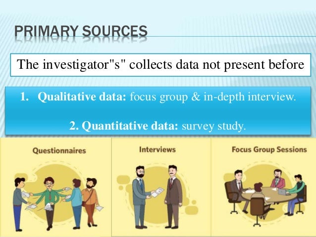 Sources of data collection