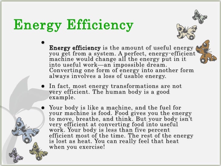 What is a change from one form of energy into another?