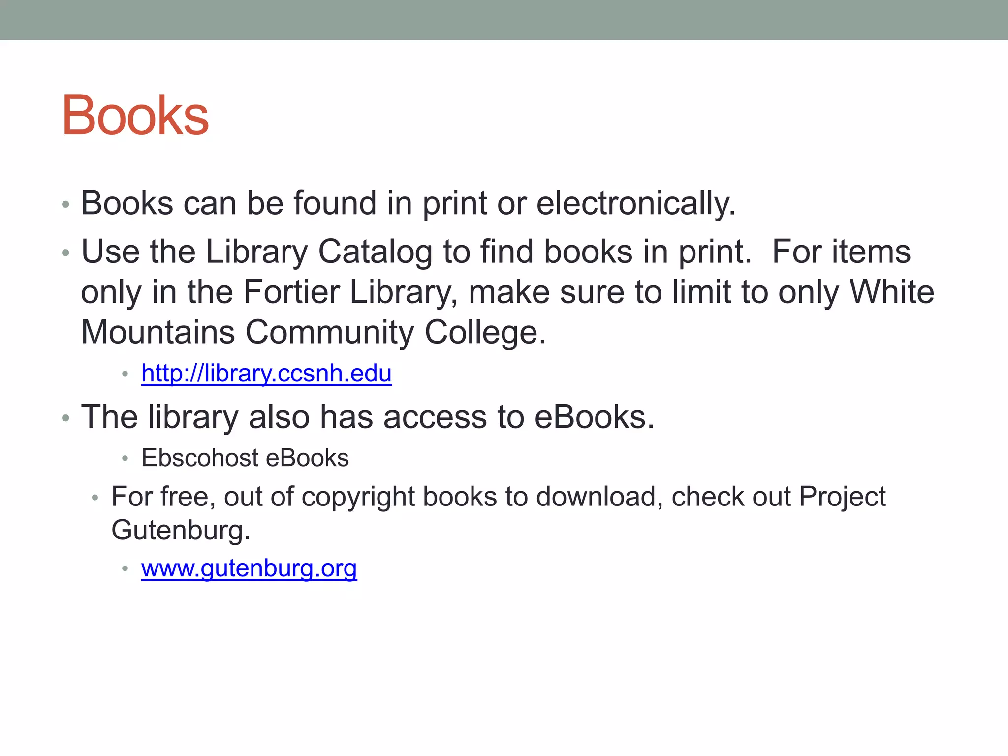 Sources of information PPTX