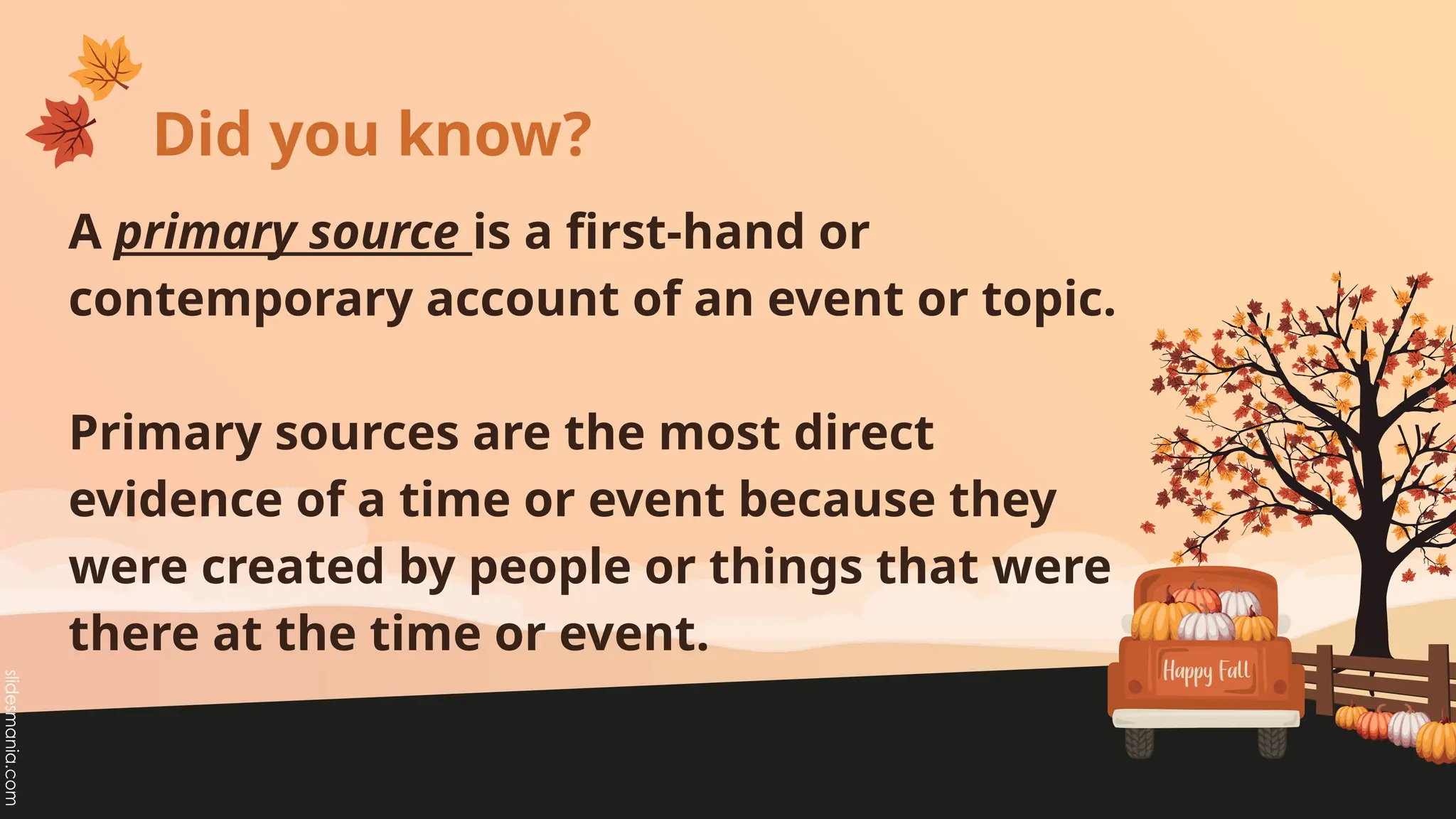 Types of Information Sources (Primary, Secondary, and Tertiary Sources ...