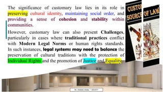 Comprehensive Overview of Sources of Law and Their Legal Significance | PDF