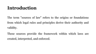 Sources of Law [Autosaved] (1).pdfjjjjjjjjjjjjj | PDF