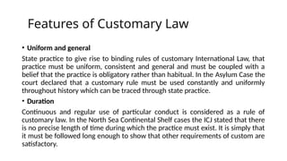 Sources of Public international law pptx | PPTX