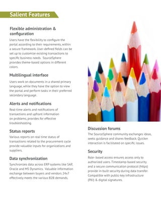 Sourcesphere brochure - A Centralized Vendor Management Solution | PDF