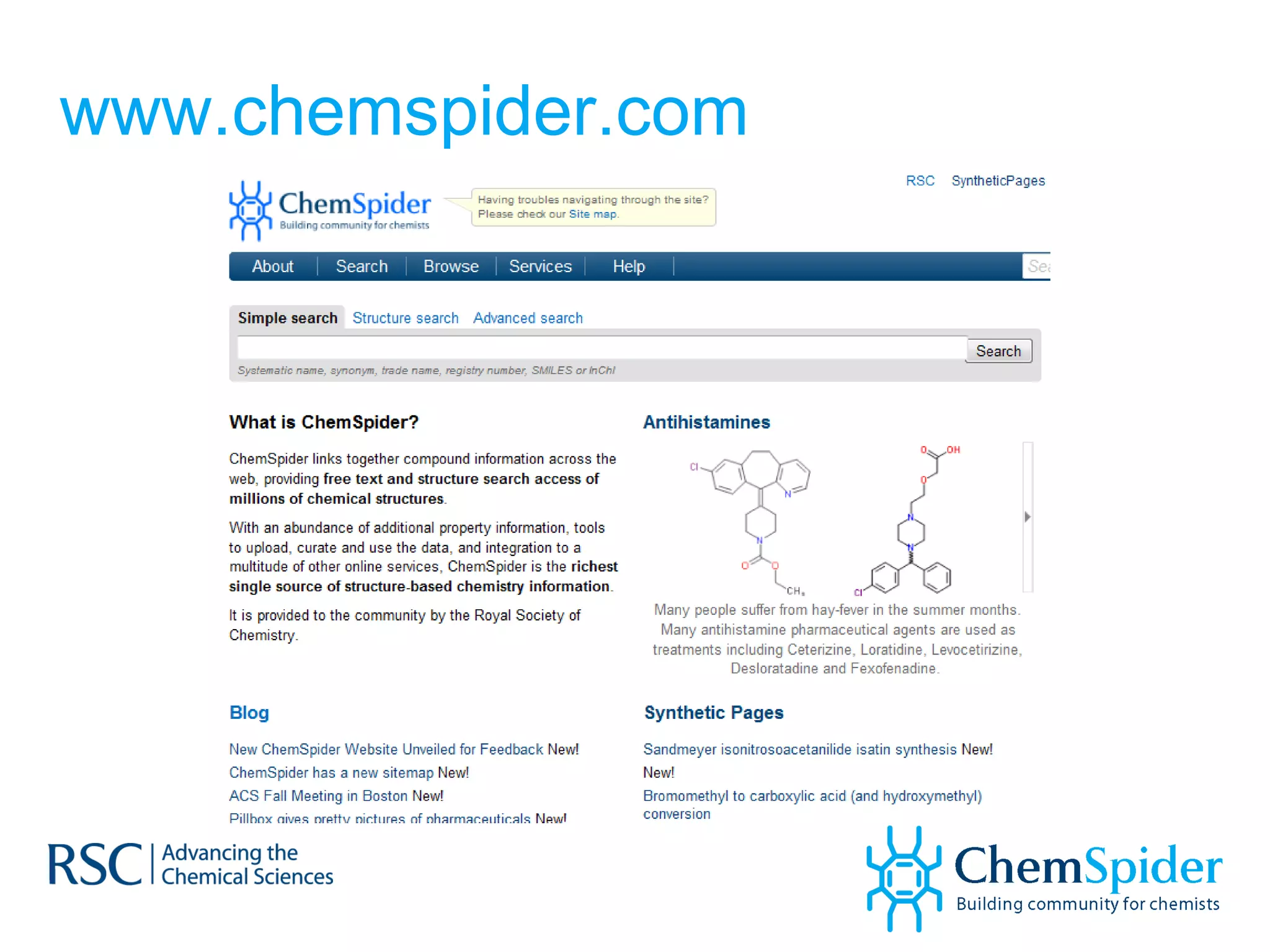 www.chemspider.com 