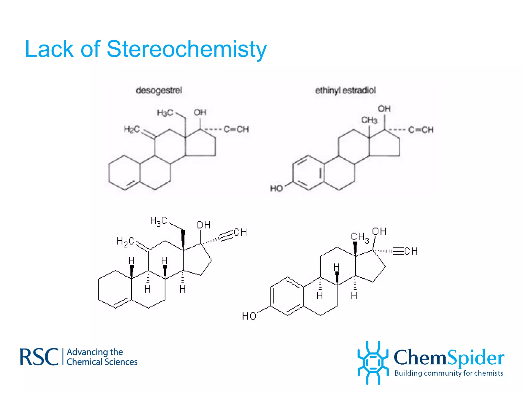 Lack of Stereochemisty 
