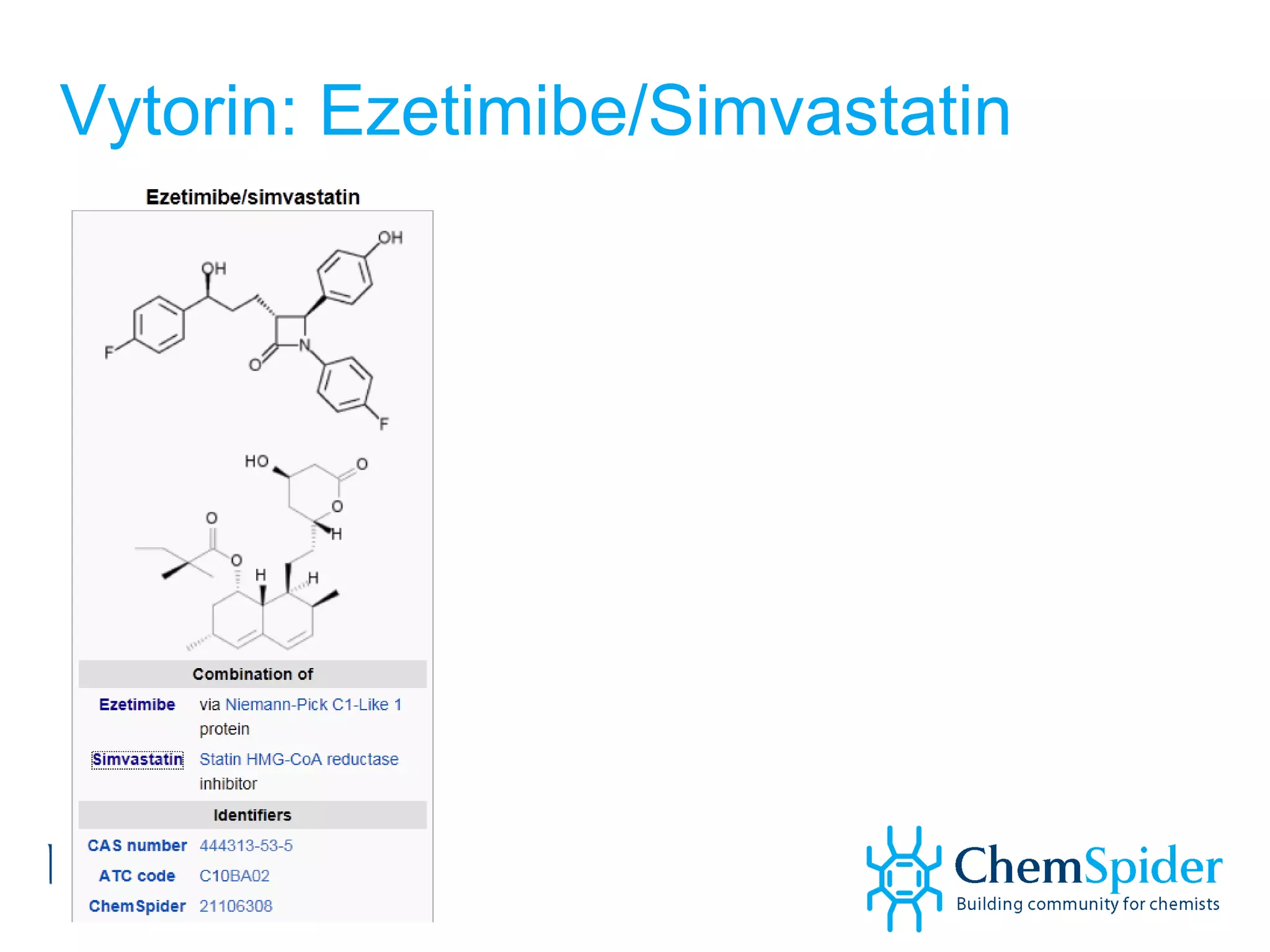 Vytorin: Ezetimibe/Simvastatin 