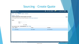 Sensitivity: Internal
Sourcing – Create Quote
 