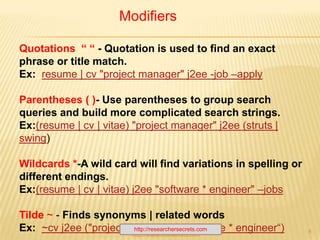 Start with basic search and keep filtering
