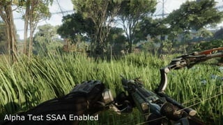 Alpha Test Super-Sampling
Alpha Test SSAA Enabled
 