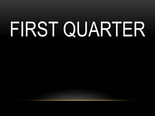 1st Quarter