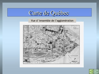 Carte de Québec  
